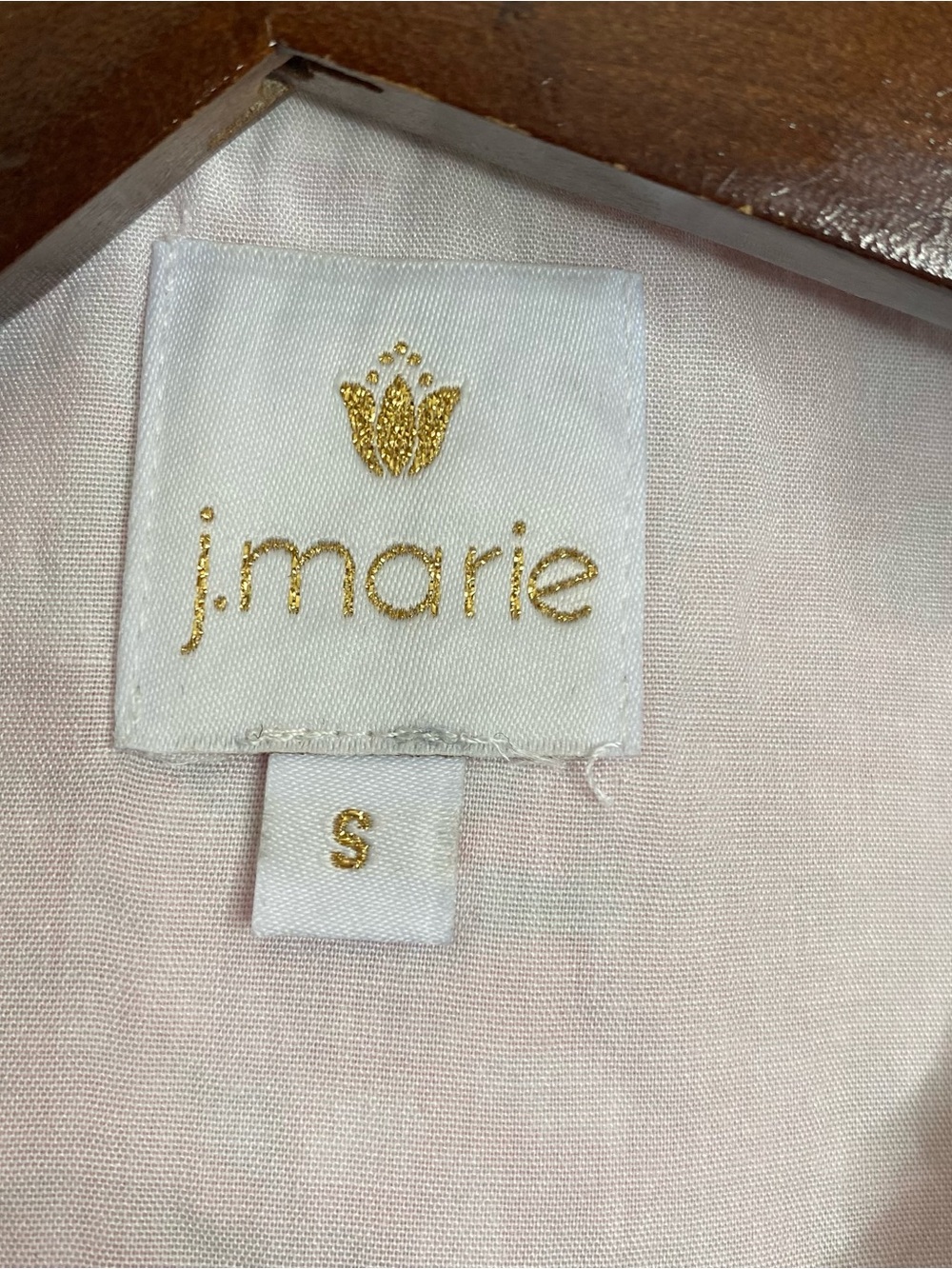 J.Marie Women’s Meagan Ruffle Neck Top Embroidered Lined Shades Of Pink Small - Picture 5 of 9